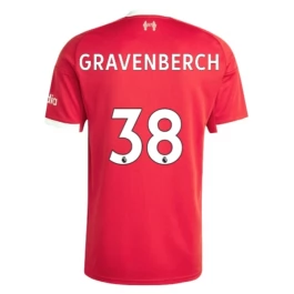 Liverpool Gravenberch 38 Heimtrikot 2025-2026 Günstige Fußballtrikots