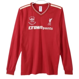 Liverpool Heimtrikot Retro 1986-1987 L/S Günstige Fußballtrikots