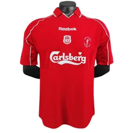 Liverpool Heimtrikot Retro 2000-2001 Günstige Fußballtrikots
