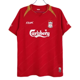 Liverpool Heimtrikot Retro 2005-2006 Günstige Fußballtrikots