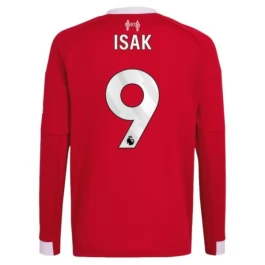 Liverpool Isak 9 Heimtrikot 2025-2026 L/S Günstige Fußballtrikots