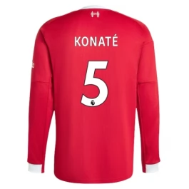 Liverpool Konaté 5 Heimtrikot 2025-2026 L/S Günstige Fußballtrikots