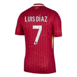 Liverpool Luis Díaz 7 Heimtrikot 2024-2025 Günstige Fußballtrikots