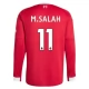 Liverpool M.Salah 11 Heimtrikot 2025-2026 L/S Günstige Fußballtrikots