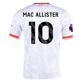 Liverpool Mac Allister 10 Ausweichtrikot 2024-2025 Günstige Fußballtrikots