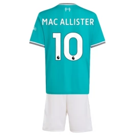 Liverpool Mac Allister 10 Ausweichtrikot Kinder 2025-2026 Günstige Fußballtrikots