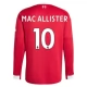 Liverpool Mac Allister 10 Heimtrikot 2025-2026 L/S Günstige Fußballtrikots