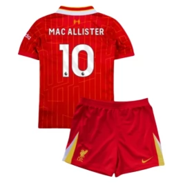 Liverpool Mac Allister 10 Heimtrikot Kinder 2024-2025 Günstige Fußballtrikots