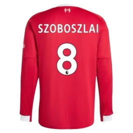 Liverpool Szoboszlai 8 Heimtrikot 2025-2026 L/S Günstige Fußballtrikots