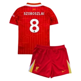 Liverpool Szoboszlai 8 Heimtrikot Kinder 2024-2025 Günstige Fußballtrikots