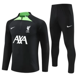 Liverpool Trainingsanzüge 2023-24 - 1-4 Zip Schwarz
