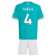 Liverpool Virgil 4 Ausweichtrikot Kinder 2025-2026 Günstige Fußballtrikots