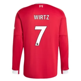 Liverpool Wirtz 7 Heimtrikot 2025-2026 L/S Günstige Fußballtrikots