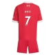Liverpool Wirtz 7 Heimtrikot Kinder 2025-2026 Günstige Fußballtrikots
