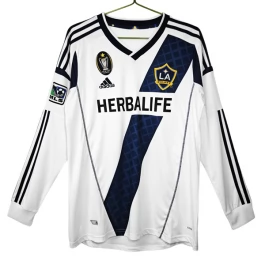 Los Angeles Galaxy Heimtrikot Retro 2012 L/S Günstige Fußballtrikots