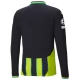 Manchester City Auswärtstrikot Champions League With Patch 2024-2025 L/S Günstige Fußballtrikots