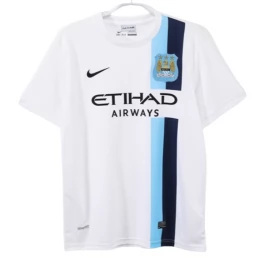 Manchester City Ausweichtrikot Retro 2013-2014 Günstige Fußballtrikots
