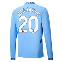 Manchester City Bernardo 20 Heimtrikot 2024-2025 L/S Günstige Fußballtrikots