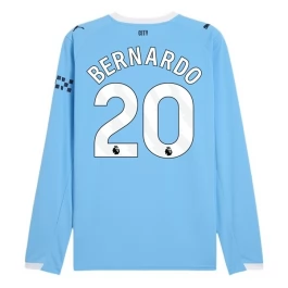 Manchester City Bernardo 20 Heimtrikot 2025-2026 L/S Günstige Fußballtrikots