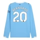 Manchester City Bernardo 20 Heimtrikot 2025-2026 L/S Günstige Fußballtrikots Manchester City Bernardo 20 Heimtrikot 2025-2026 L/S Günstige Fußballtrikots