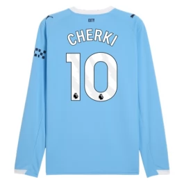 Manchester City Cherki 10 Heimtrikot 2025-2026 L/S Günstige Fußballtrikots