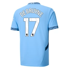 Manchester City De Bruyne 17 Heimtrikot 2024-2025 Günstige Fußballtrikots