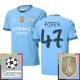 Manchester City Foden 47 Heimtrikot Champions League With Patch 2024-2025 Günstige Fußballtrikots Manchester City Foden 47 Heimtrikot Champions League With Patch 2024-2025 Günstige Fußballtrikots