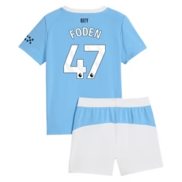 Manchester City Foden 47 Heimtrikot Kinder 2025-2026 Günstige Fußballtrikots