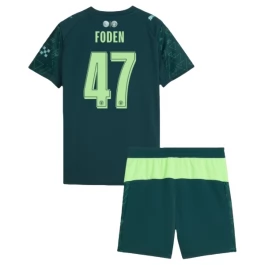 Manchester City Foden 47 Heimtrikot Kinder Fourth 2025-2026 Günstige Fußballtrikots