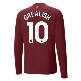 Manchester City Grealish 10 Ausweichtrikot 2024-2025 L/S Günstige Fußballtrikots
