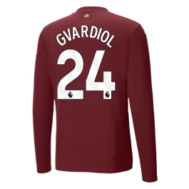 Manchester City Gvardiol 24 Ausweichtrikot 2024-2025 L/S Günstige Fußballtrikots