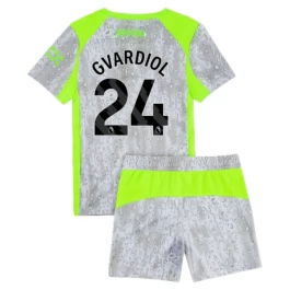 Manchester City Gvardiol 24 Ausweichtrikot Kinder 2025-2026 Günstige Fußballtrikots