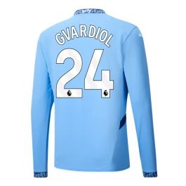 Manchester City Gvardiol 24 Heimtrikot 2024-2025 L/S Günstige Fußballtrikots