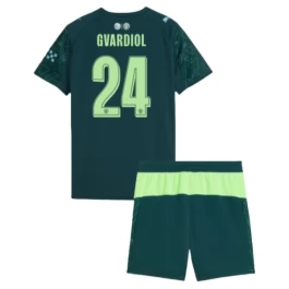 Manchester City Gvardiol 24 Heimtrikot Kinder Fourth 2025-2026 Günstige Fußballtrikots