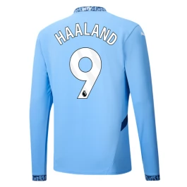 Manchester City Haaland 9 Heimtrikot 2024-2025 L/S Günstige Fußballtrikots