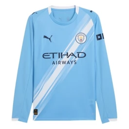 Manchester City Heimtrikot 2025-2026 L/S Günstige Fußballtrikots