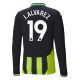 Manchester City J.Alvarez 19 Auswärtstrikot 2024-2025 L/S Günstige Fußballtrikots