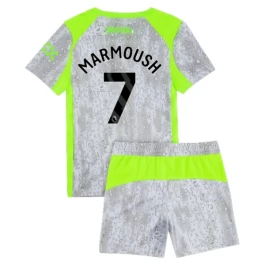 Manchester City Marmoush 7 Ausweichtrikot Kinder 2025-2026 Günstige Fußballtrikots