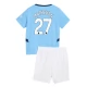 Manchester City Matheus N. 27 Heimtrikot Kinder 2024-2025 Günstige Fußballtrikots