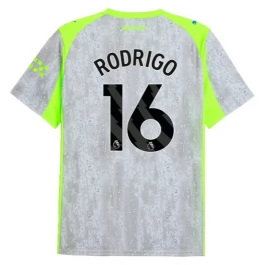 Manchester City Rodrigo 16 Ausweichtrikot 2025-2026 Günstige Fußballtrikots