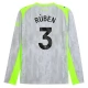 Manchester City Rúben 3 Ausweichtrikot 2025-2026 Langarm Günstige Fußballtrikots