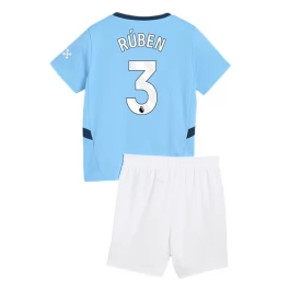 Manchester City Rúben 3 Heimtrikot Kinder 2024-2025 Günstige Fußballtrikots