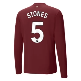 Manchester City Stones 5 Ausweichtrikot 2024-2025 L/S Günstige Fußballtrikots