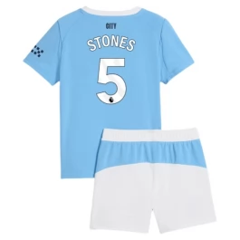 Manchester City Stones 5 Heimtrikot Kinder 2025-2026 Günstige Fußballtrikots