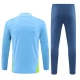Manchester City Trainingsanzüge 2024-25 - 1-4 Zip Blau Grün