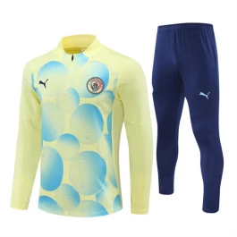 Manchester City Trainingsanzüge 2024-25 - 1-4 Zip Gelb
