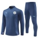 Manchester City Trainingsanzüge 2024-25 - 1-4 Zip Marineblau