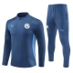 Manchester City Trainingsanzüge Kinder 2024-25 - 1-4 Zip Blau