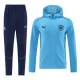 Manchester City Trainingsjackenanzüge 2024-25 - Hoodie Blau
