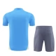 Manchester City Trainingsshirt Anzüge 2024-25 - Shorts Blau